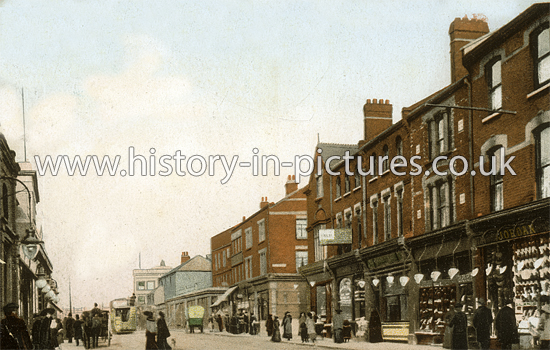 High Road, Leytonstone, London. c.1904